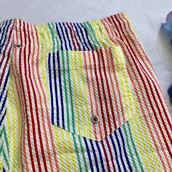 Lands' End NWT Seersucker Volley Swim Trunk Men Various - Picture 7 of 15